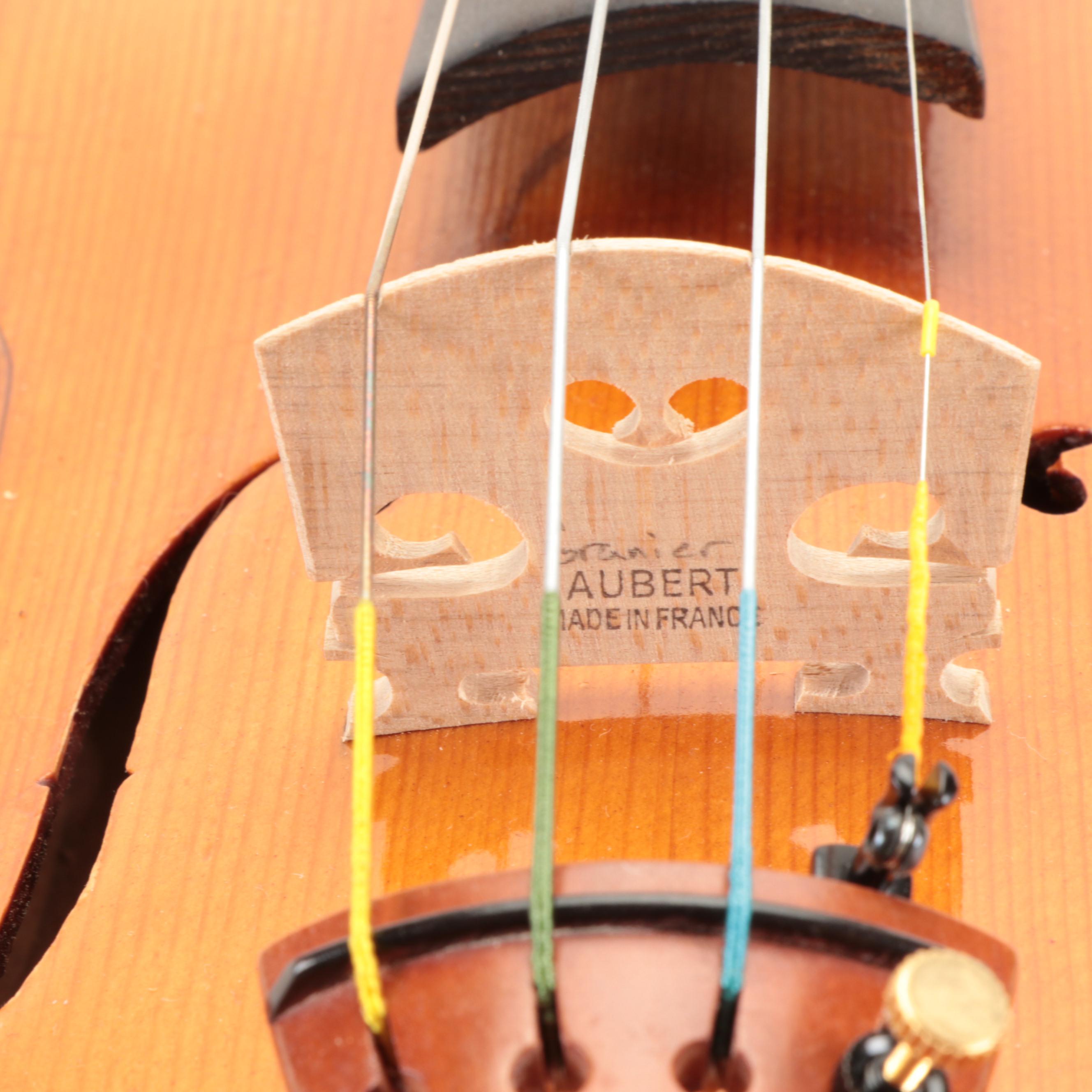 Luthier Granier Maple and Spruce 4/4 Violin with Case, 1933 EBTH