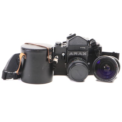 ARAX TTL Medium Format Camera with Accessories