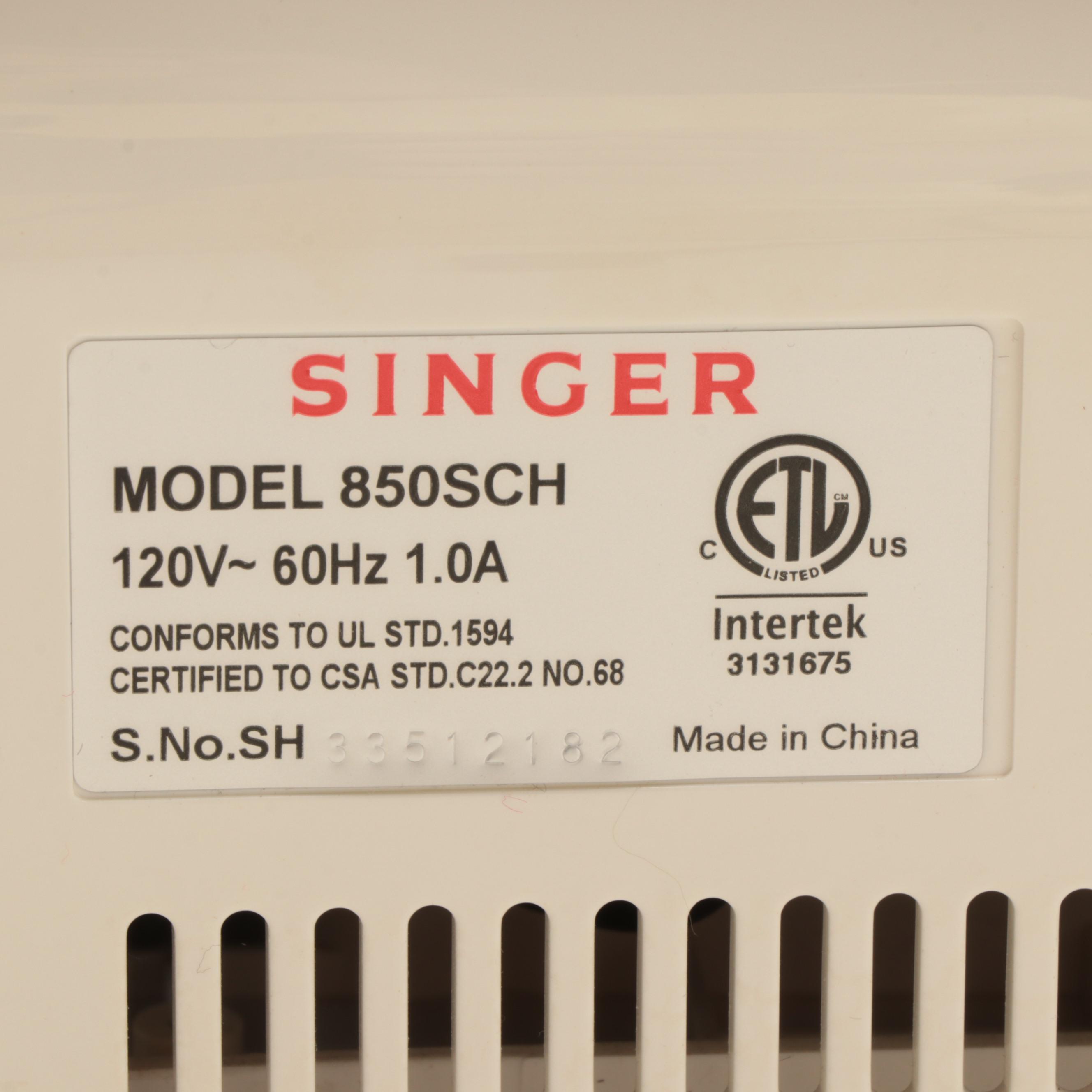 Singer Scholastic Portable Sewing Machine with Travel Bag EBTH