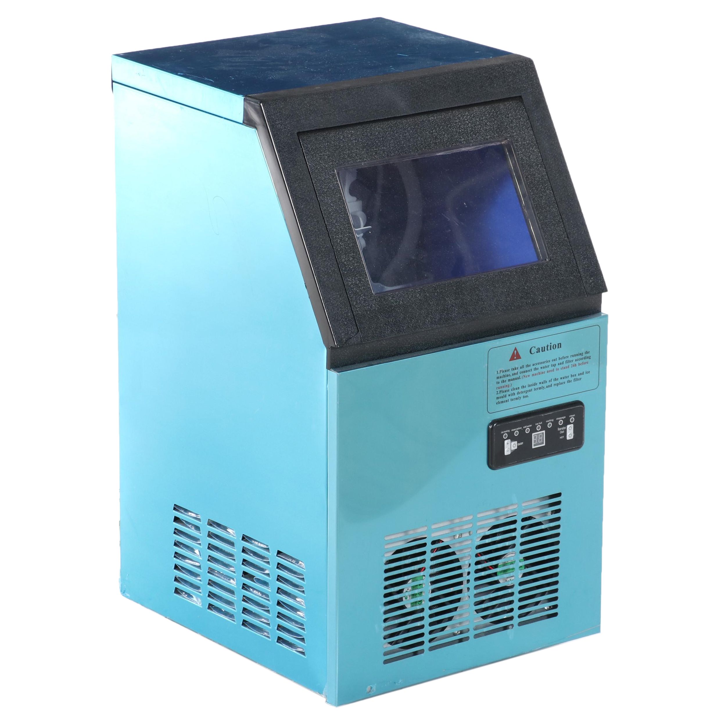 Model KS50B Small Blue Ice Maker EBTH