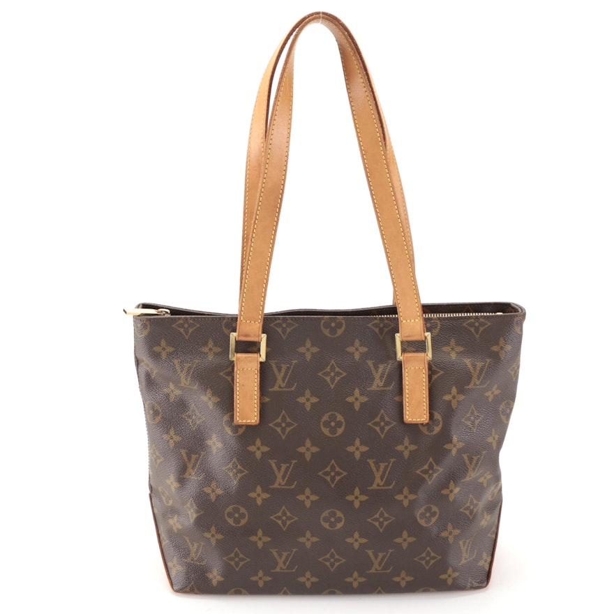 Louis Vuitton Piano Cabas Tote in Monogram Canvas and Vachetta Leather