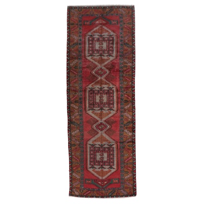 3'5 x 9'10 Hand-Knotted Persian Baluch Long Rug