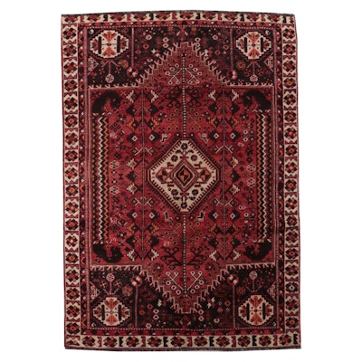 5'5 x 7'11 Hand-Knotted Persian Qashqai Area Rug
