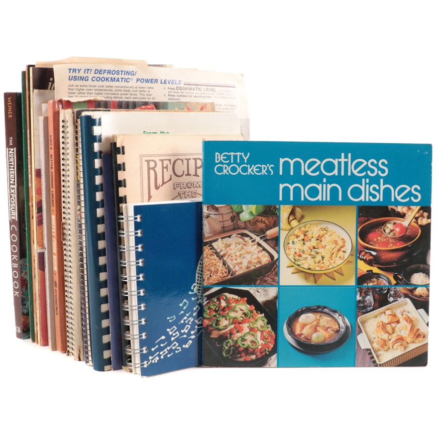 "Betty Crocker's Meatless Main Dishes" and Other Cookbooks