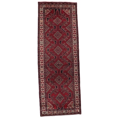 3'5 x 9'8 Hand-Knotted Persian Kharaghan Long Rug
