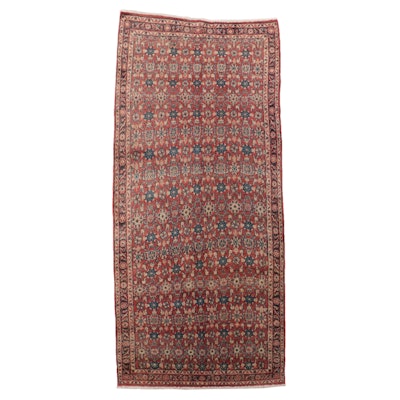 4'2 x 9'4 Hand-Knotted Persian Veramin Long Rug