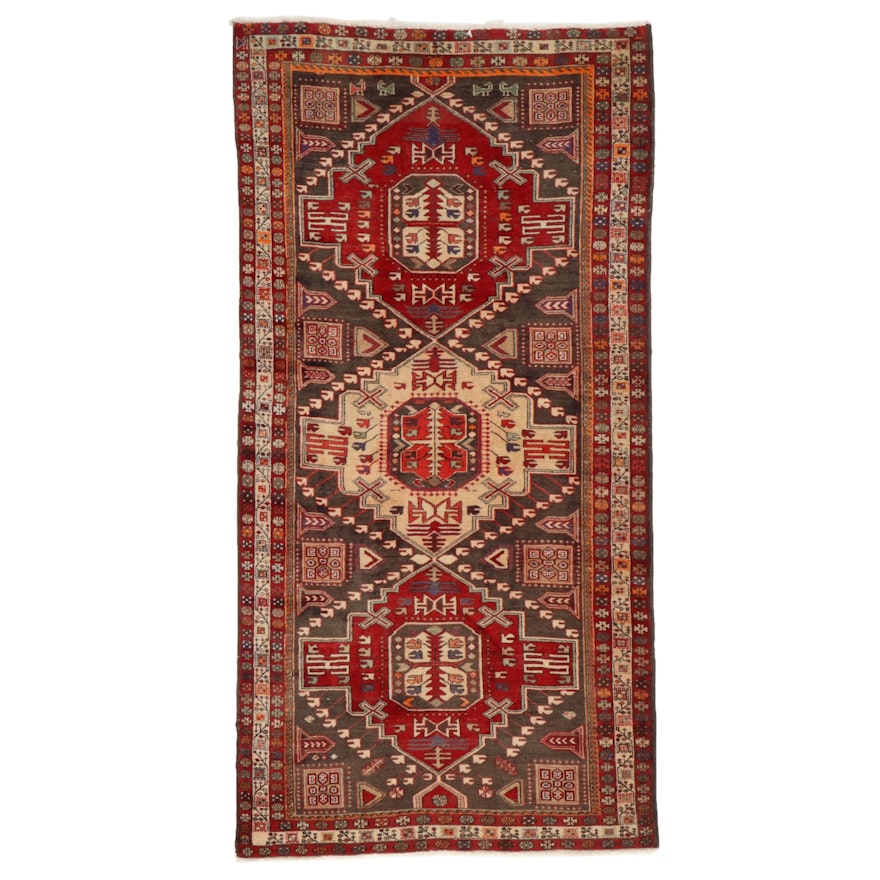 4'9 x 9'6 Hand-Knotted Persian Ardabil Area Rug