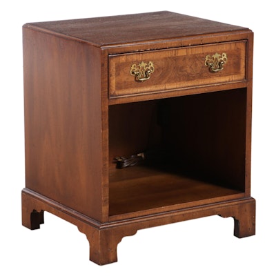 Henredon Chippendale Style Walnut and Crossbanded Side Table