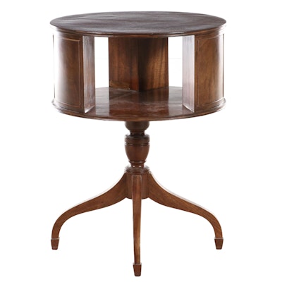 Beacon Hill Collection Federal Style Mahogany Revolving Book Table