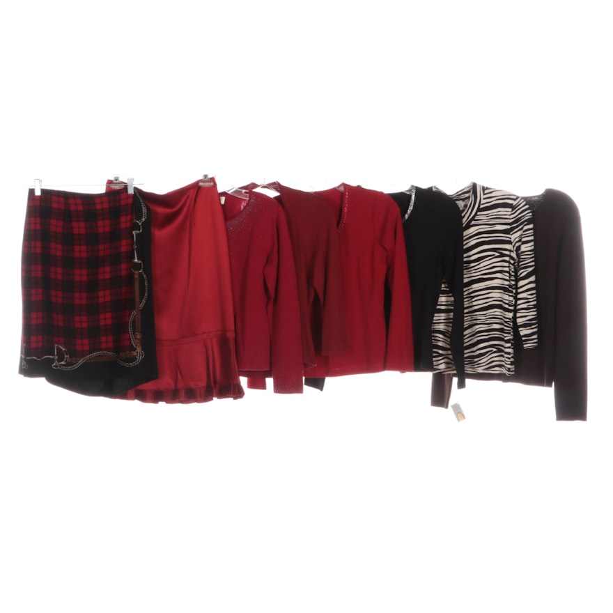 Talbots Skirts, Sweaters, and Long Sleeve Shirts & Ann Taylor Cardigan Sweater