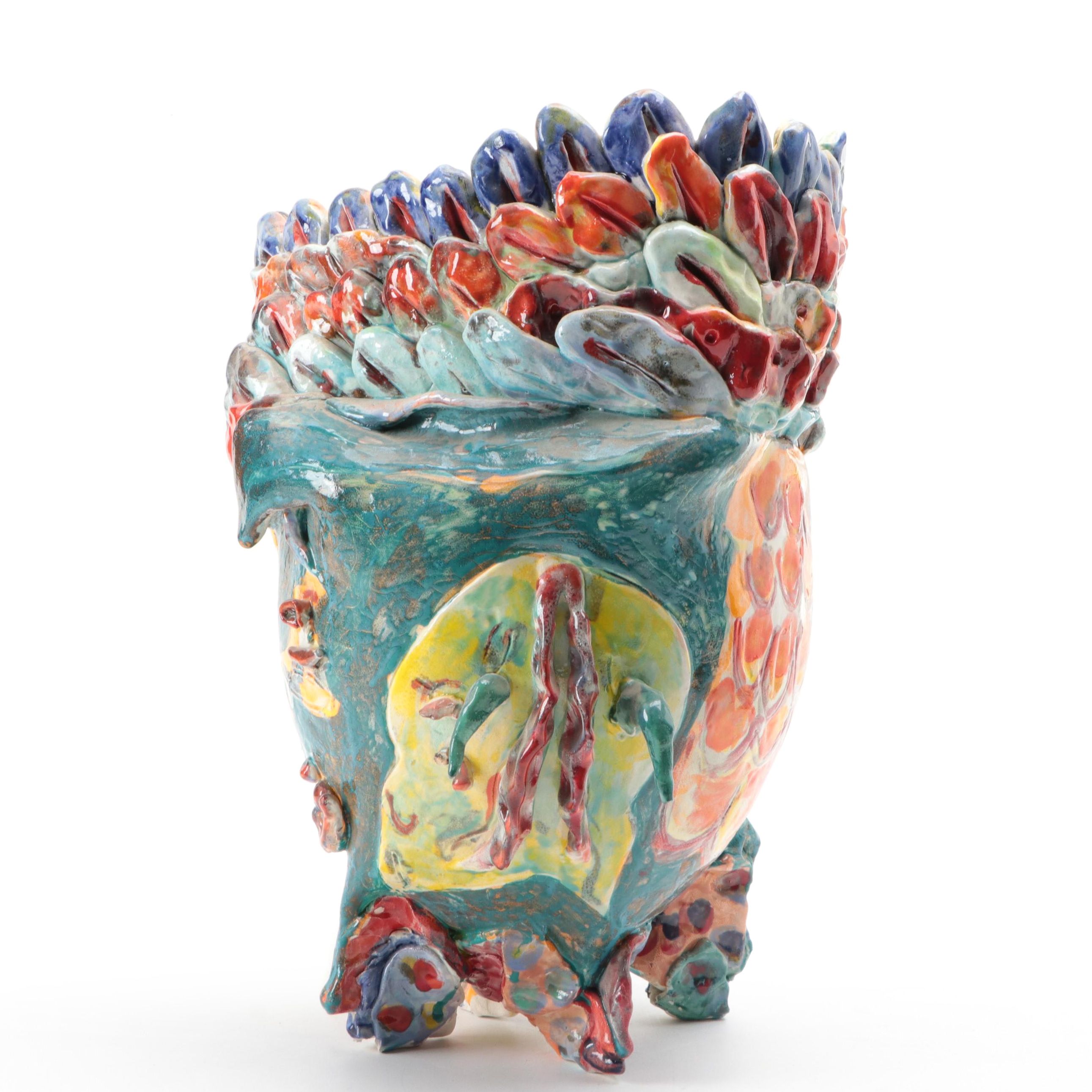 Sarah Roush Surrealist Ceramic Sculpture | EBTH