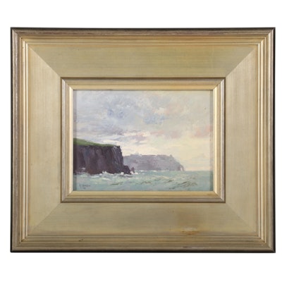 Debra Joyce Dawson Oil Painting "Cliffs of Moher," 2005