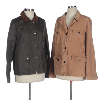 J. Crew Canvas and Waxed Cotton Jackets