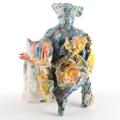 Sarah Roush Surreal Ceramic Sculpture