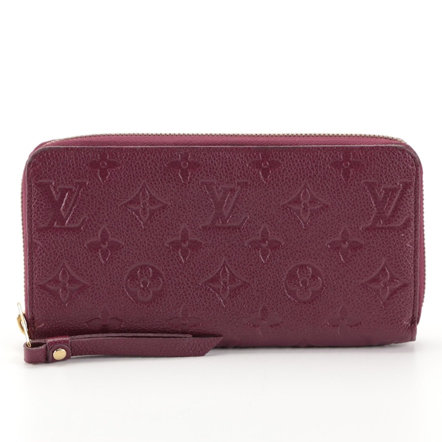 Louis Vuitton Zippy Wallet in Monogram Empreinte Leather