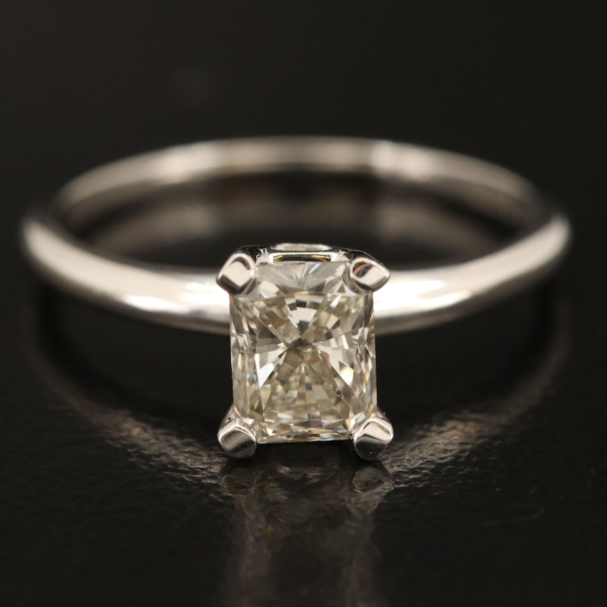14K 0.90 CT Lab Grown Diamond Solitaire Ring