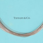 Tiffany & Co Germany Sterling Multi-Strand Wire Necklace with Box and Pouch