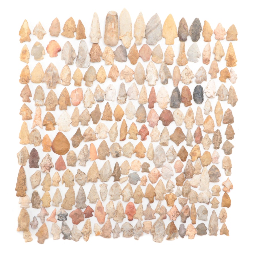 North American Notched Stone Projectile Points and Other Stone Tools