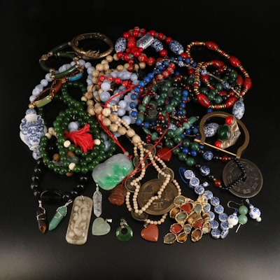 Ourania, Sterling, Dragon Bangle and Mala Featured in Jewelry Selection