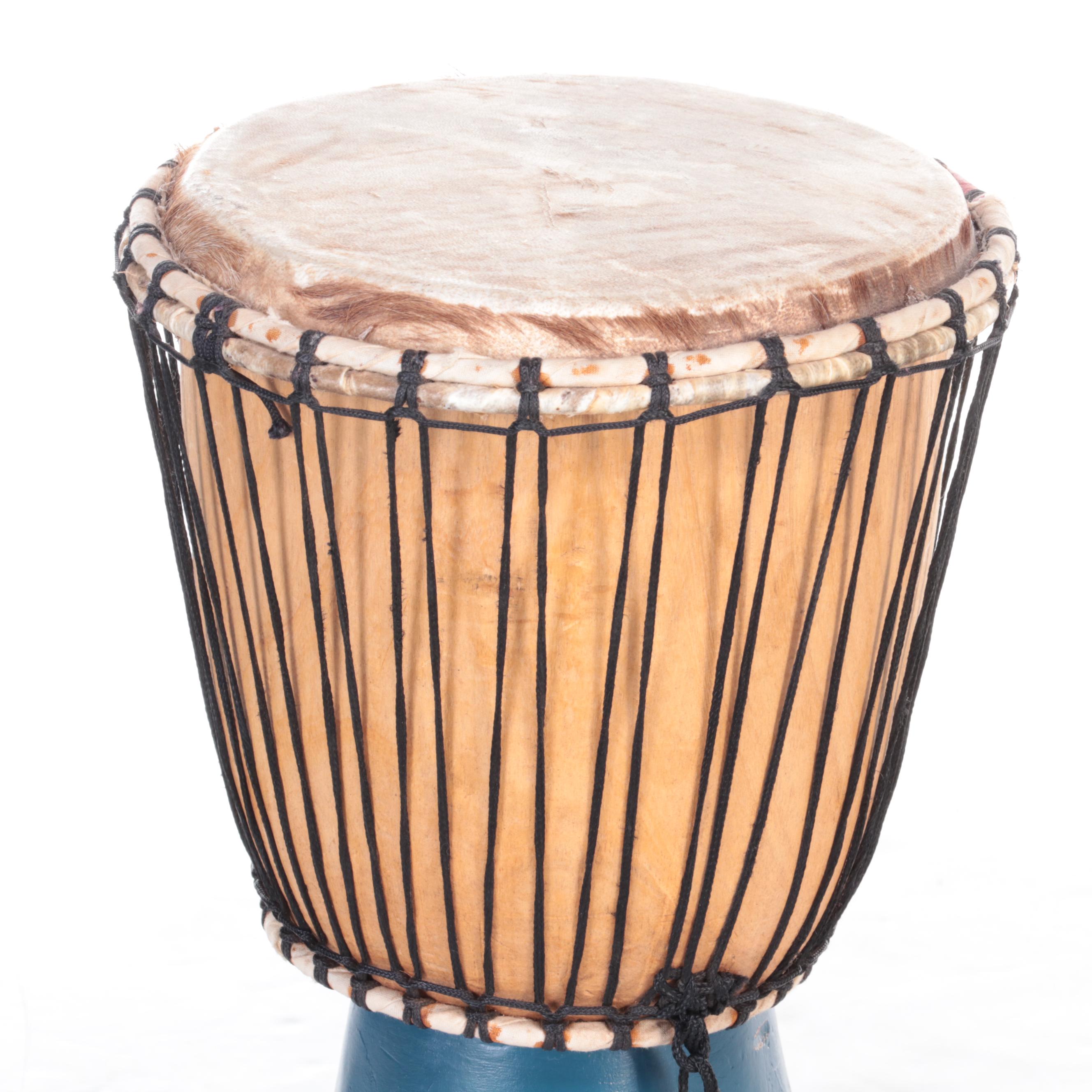 HandCrafted Djembe Drums in Three Sizes EBTH