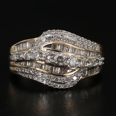 Sterling 1.02 CTW Diamond Ring