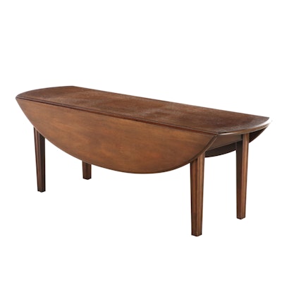 Kittinger Chippendale Style Mahogany Drop-Leaf Coffee Table, 20th Century