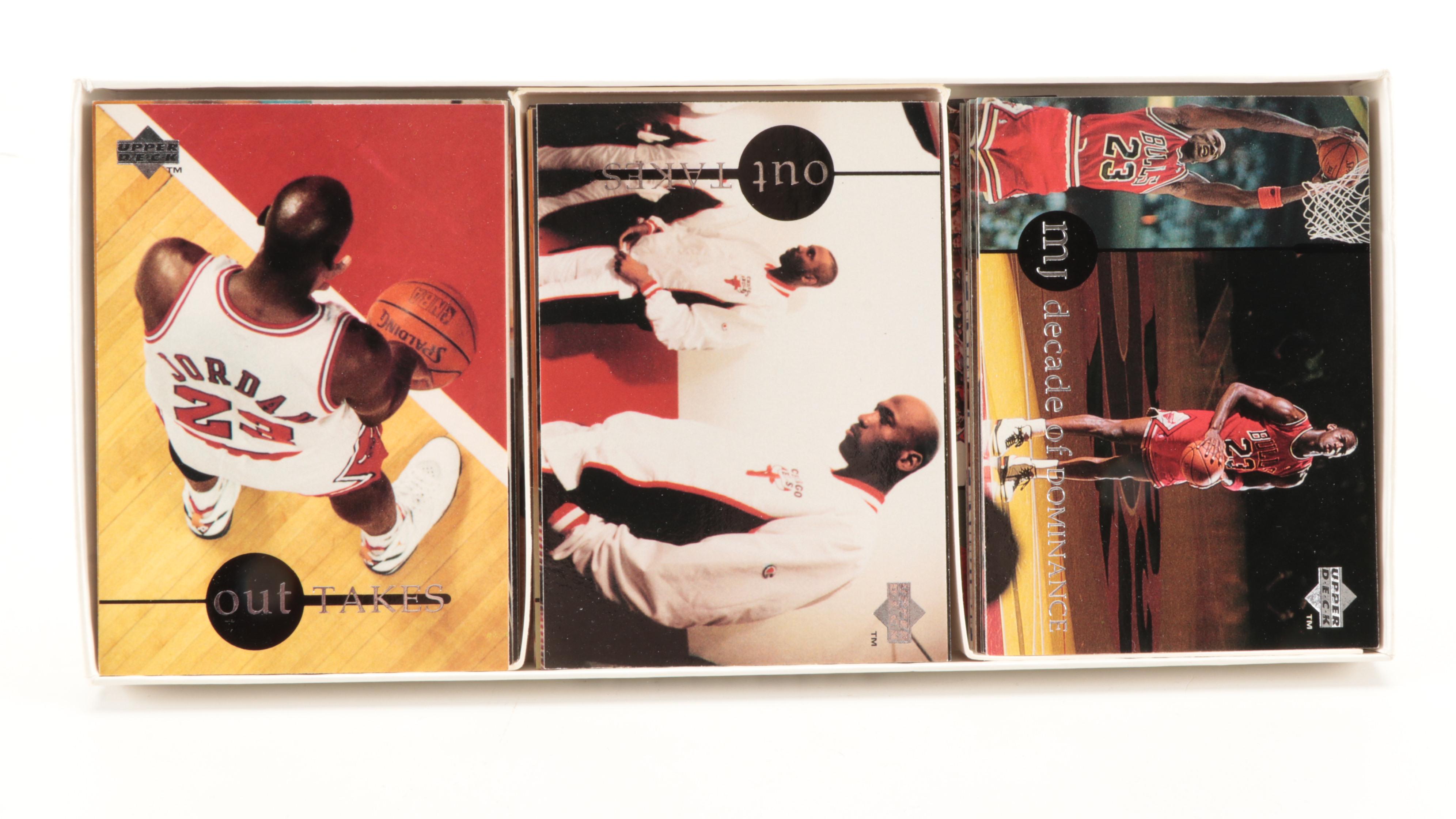 Upper Deck LeBron James and Michael Jordan Basketball Card Sets, 1990s