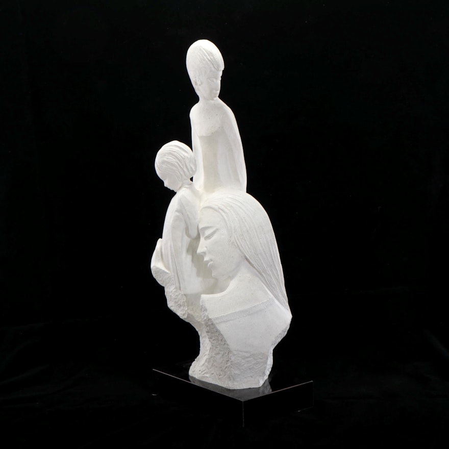 Austin Productions Composite Sculpture of Mother and Children, 1988