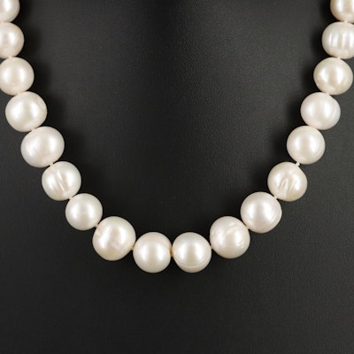 13.80 mm Pearl Necklace with 14K Clasp