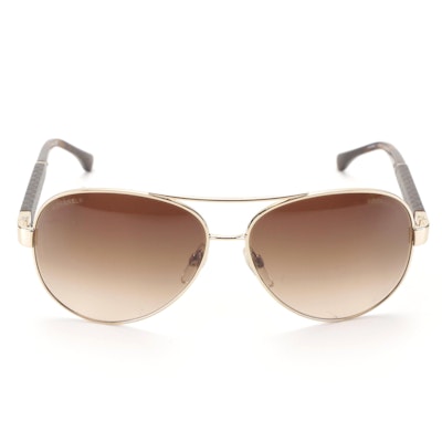 Chanel 4195-Q Aviator Style Sunglasses