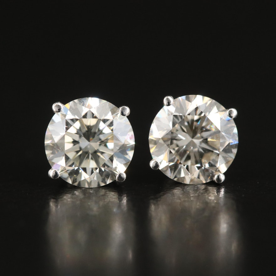 14K 2.02 CTW Lab Grown Diamond Stud Earrings