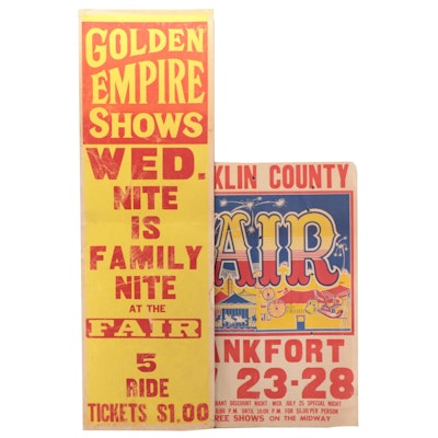 Frankfort, Kentucky Fair Posters, Circa 1973