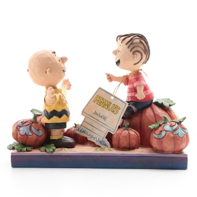 Jim Shore Peanuts "Pumpkin Patch Pals" Resin Figurine