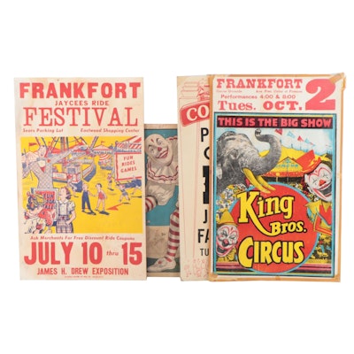 Ohio and Kentucky Festival, Fair and Circus Posters, 1960s