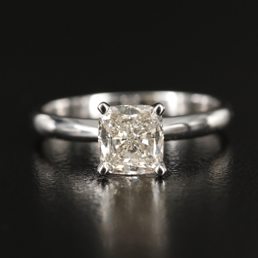 14K 1.35 CT Lab Grown Diamond Solitaire Ring