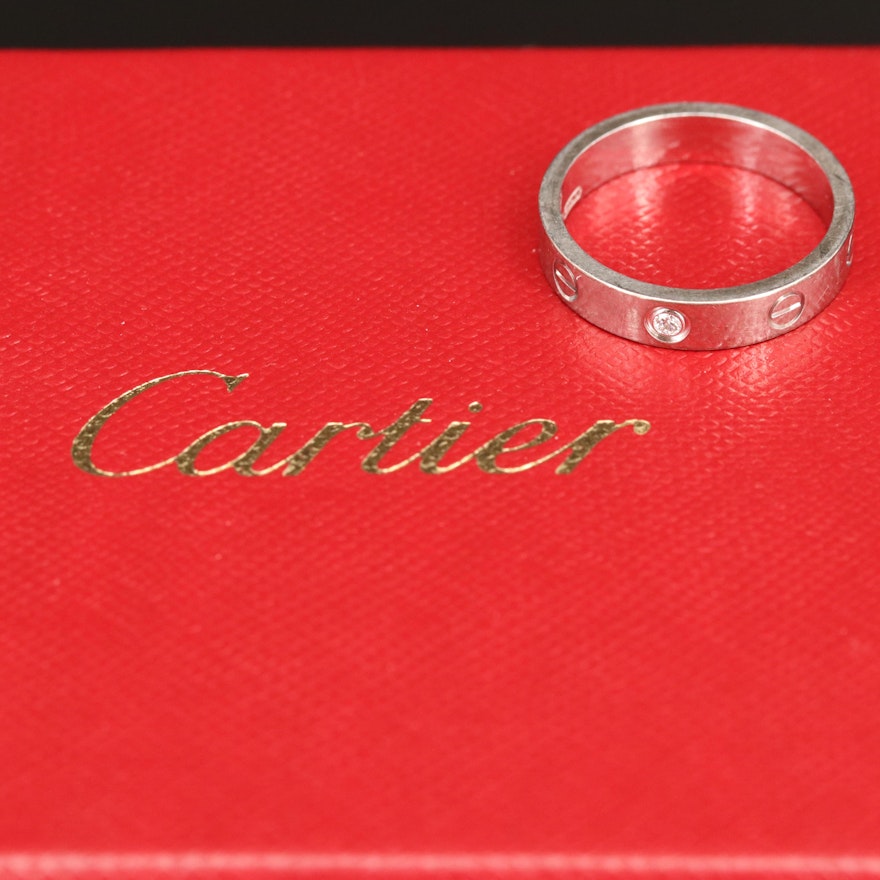 Cartier "Love" 18K Diamond Band