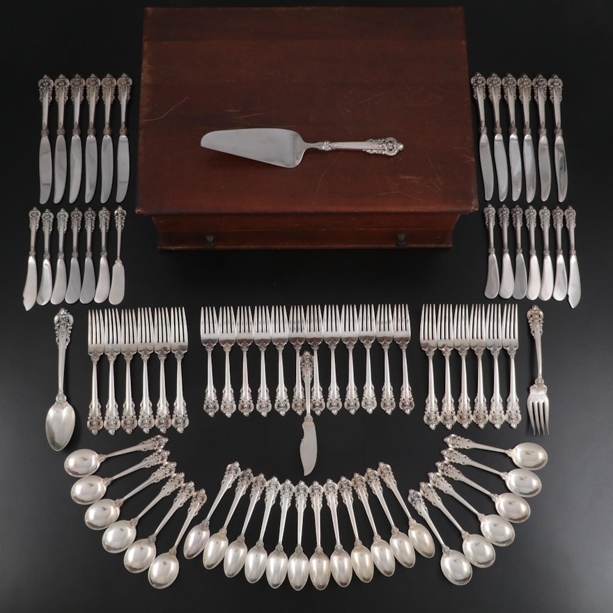 Wallace "Grande Baroque" Sterling Silver Flatware and Serving Utensils