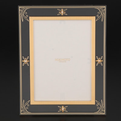 Mikimoto International Table Top Frame with Cultured Pearls