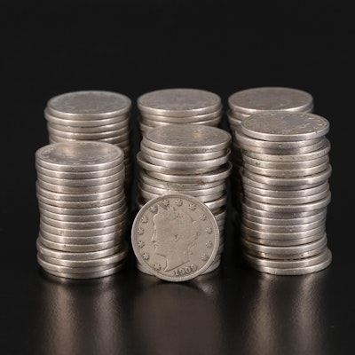 One Hundred-Fifteen Liberty Nickels