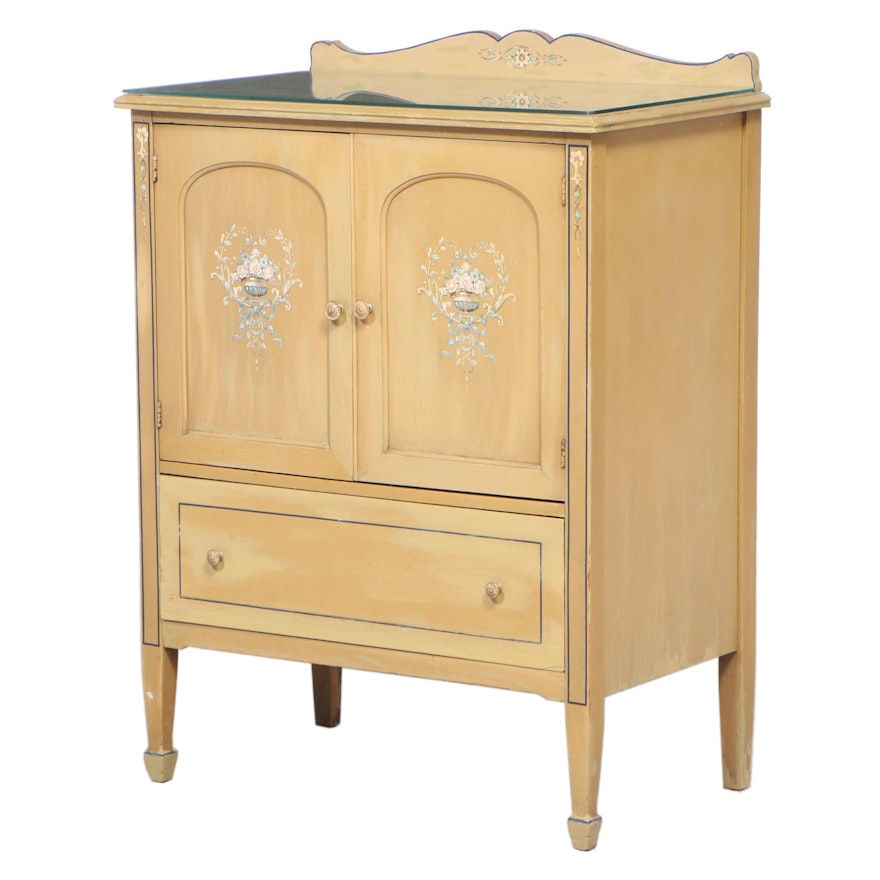 Henshaw's of Cincinnati Painted Four-Drawer Chest, Early 20th Century
