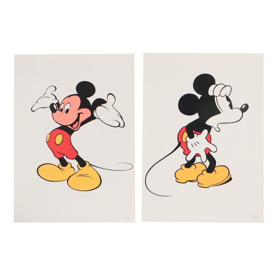 Sowa and Reiser Serigraphs of Mickey Mouse