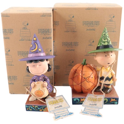 Jim Shore Peanuts "It's Halloween, Charlie Brown" and "Trick or Treat" Figurines