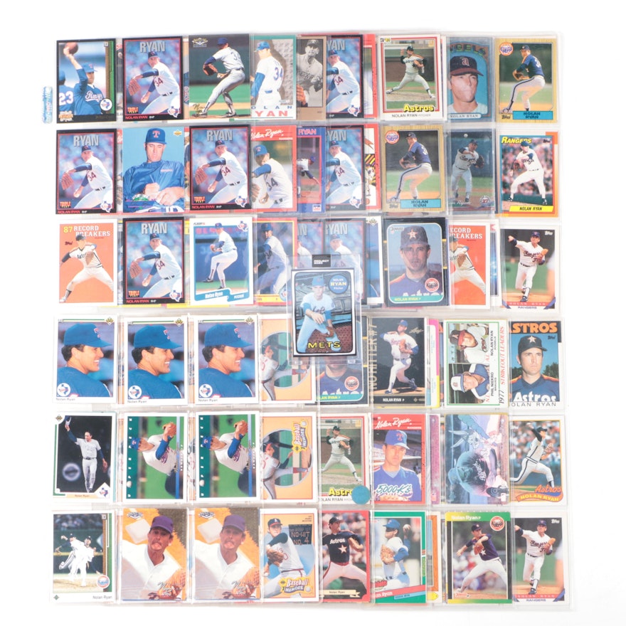Fleer, Donruss, Upper Deck and More Nolan Ryan Baseball Card Collection