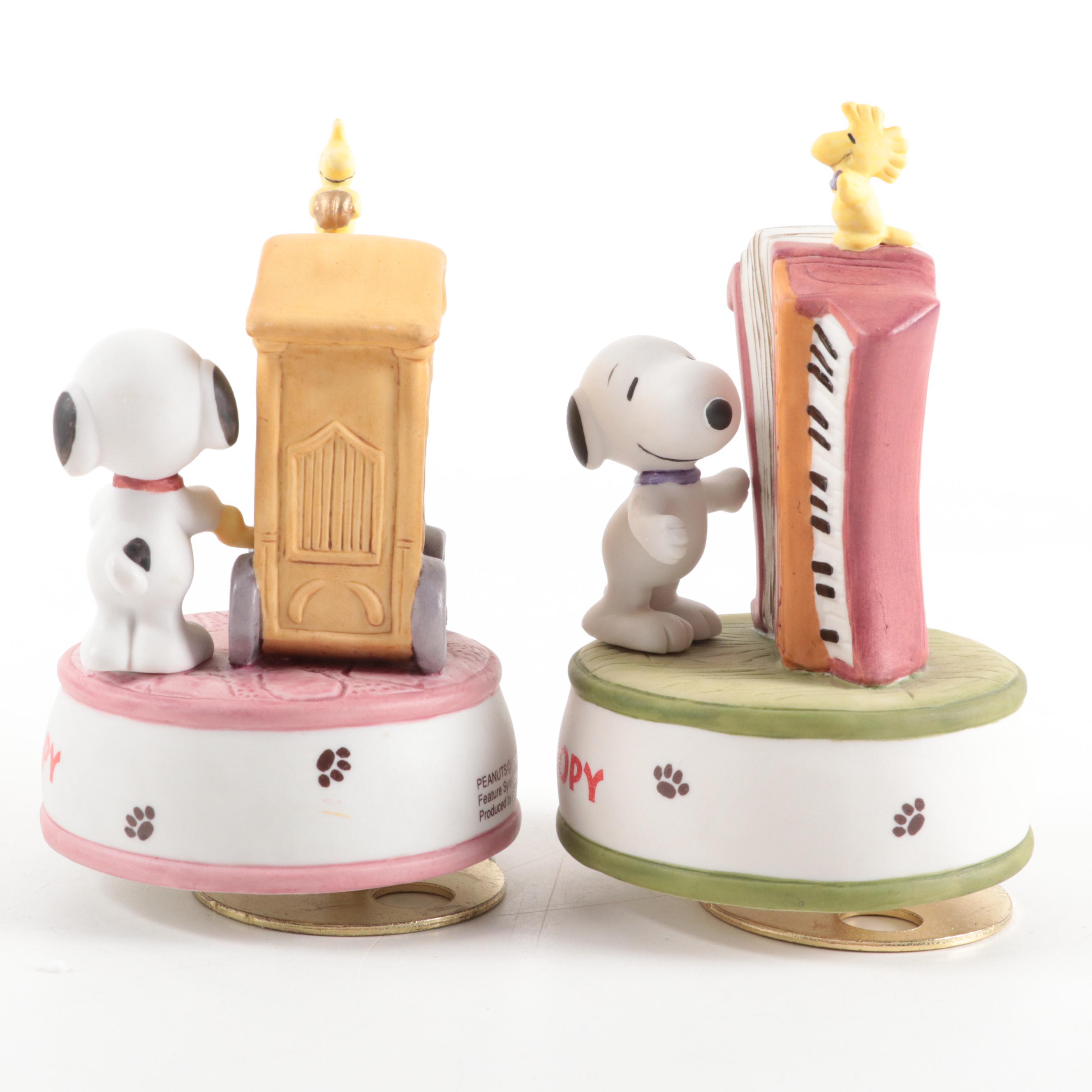 Sekiguchi "Snoopy" Peanuts Porcelain Musical Figurines EBTH