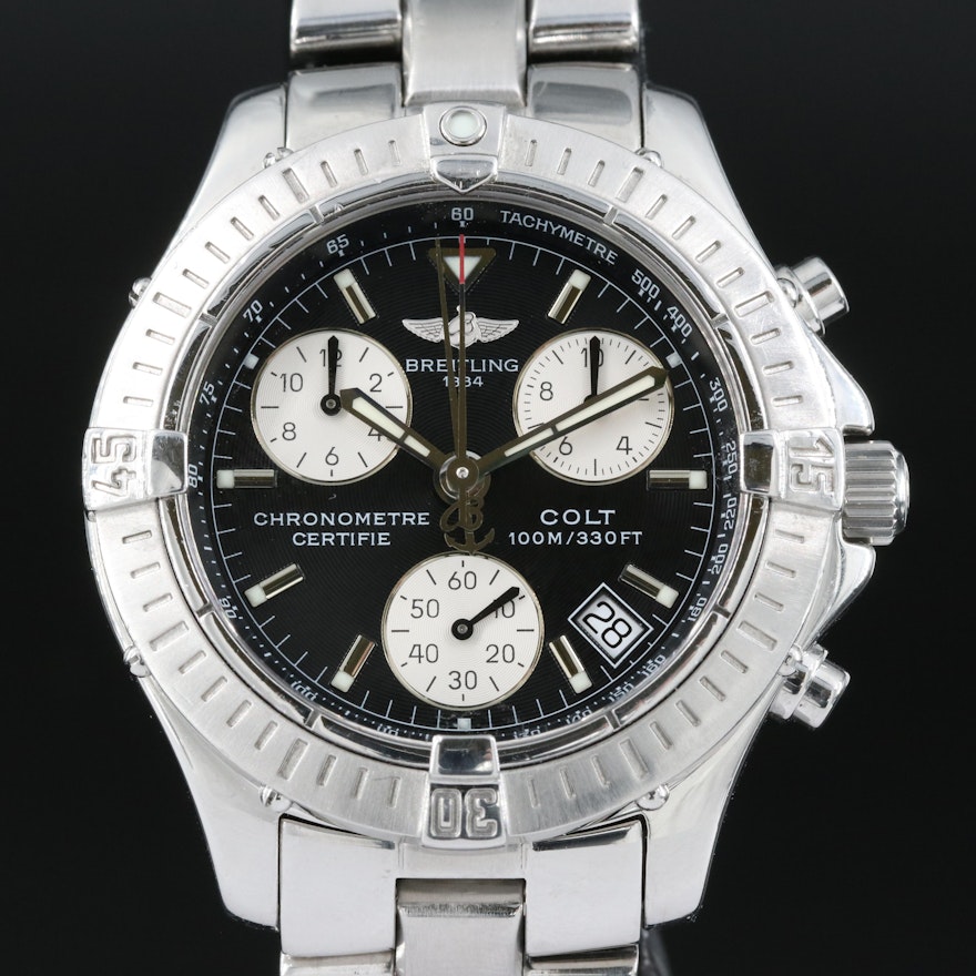 2002 Breitling Colt Chronometer Chronograph Wristwatch