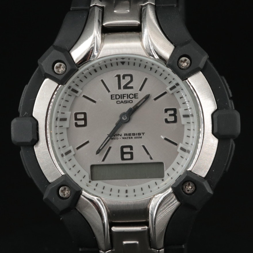 Casio Edifice Mud-Resistant Quartz Wristwatch
