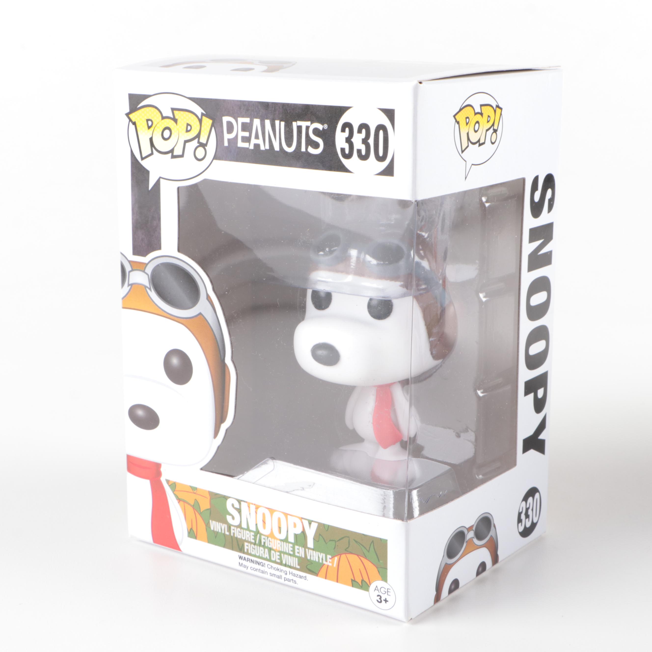 Funko Pop! Peanuts Snoopy And Astronaut Snoopy Vinyl Figurines | EBTH