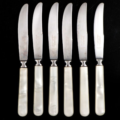 Hoffritz Mother-of-Pearl Handled Stainless Steel Knife Set