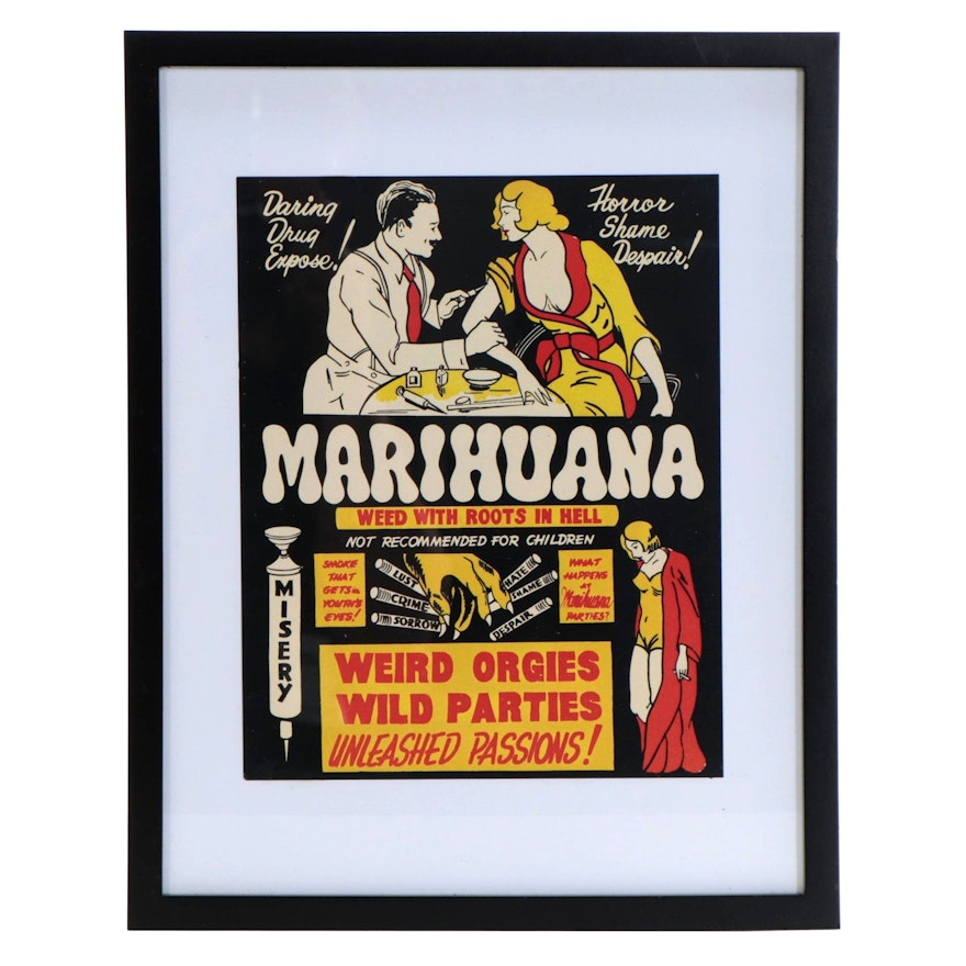 Marijuana Propaganda Giclée, 21st Century