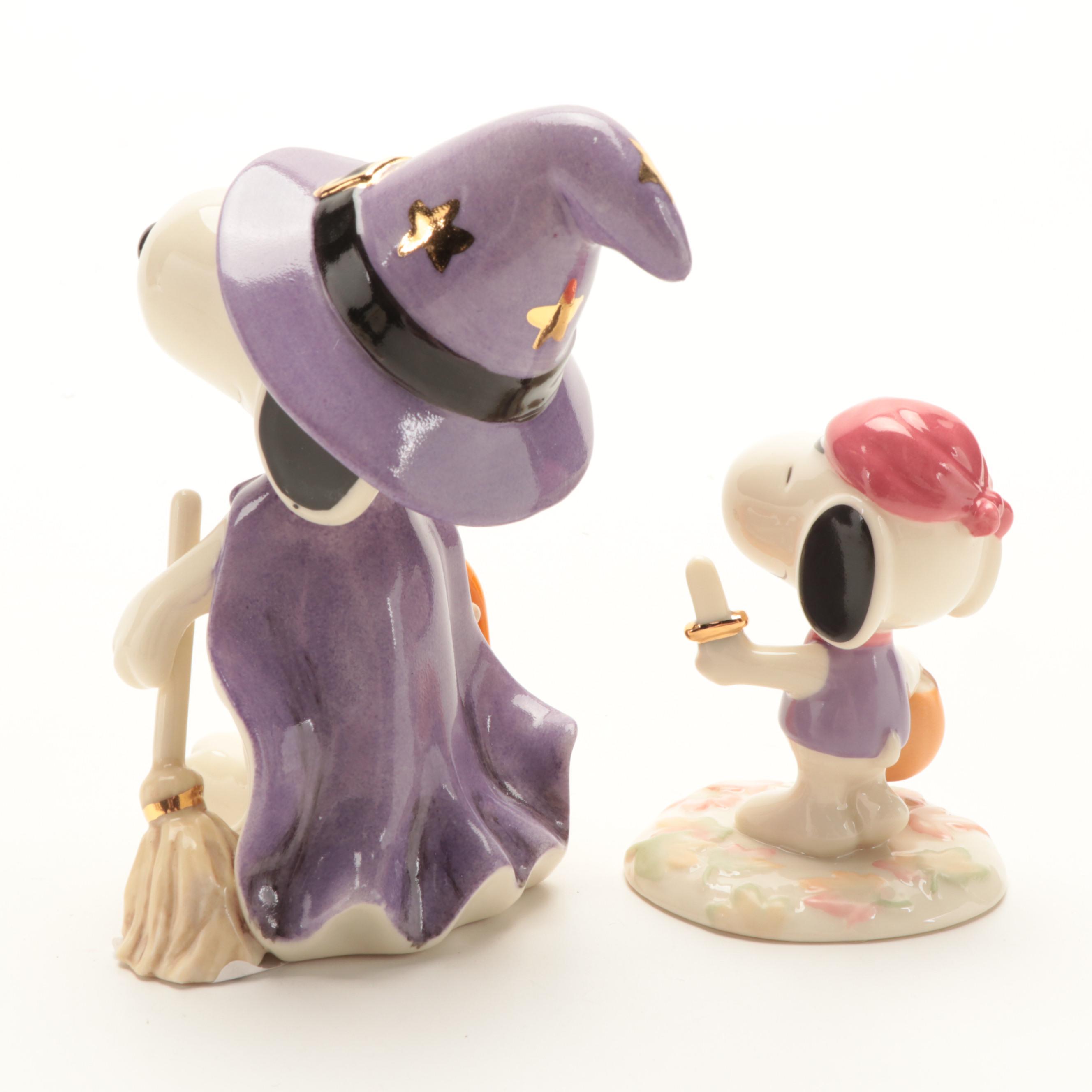Lenox "Snoopy's Bewitching Treats" and Other Holiday Snoopy Figurines